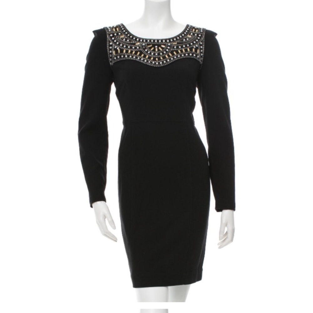 Alice by Temperley Black Ghana Dress Size 6 NWT